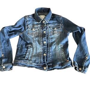 Limited Too Girls Medium  Blue Denim Jean Jacket Classic Styling Y2K